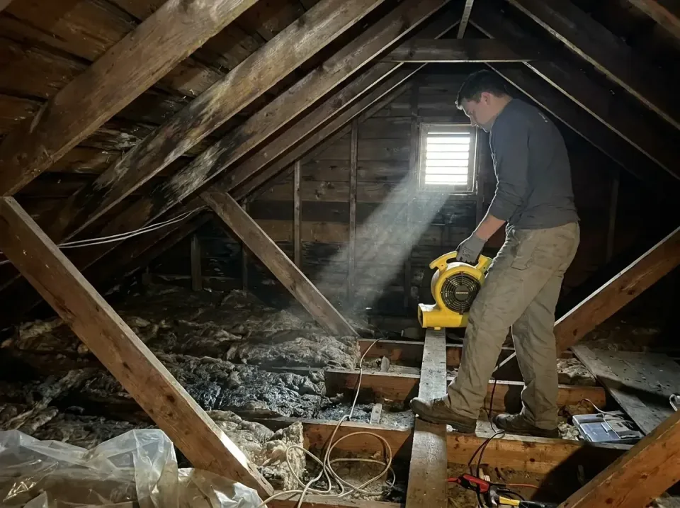 attic-water-damage-drying-proc-007 — frequently asked questions, Emergency Water Extraction & 24/7 Flood Response in Tolleso…